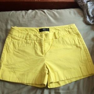 Bright Yellow shorts